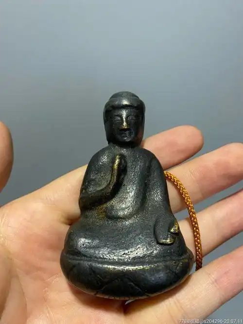 辽金释迦摩尼小挂佛_铜像/铜佛像_图片鉴赏_收藏价格_7788铜器收藏