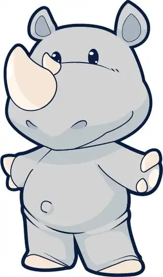 憨萌可爱!秦岭野生动物园小犀牛专属表情上线啦_微信_宝宝_萝卜