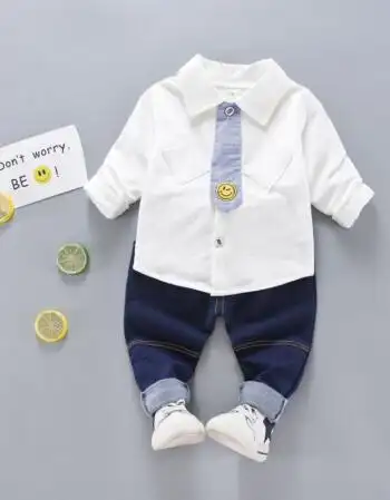 童装男宝宝秋装套装新款儿童春秋潮装婴儿幼儿秋季帅气长袖两件套