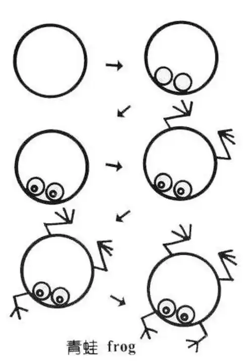 孩子乐坏了动物简笔画100种常见小动物简笔画素材大全,简单实用,快为