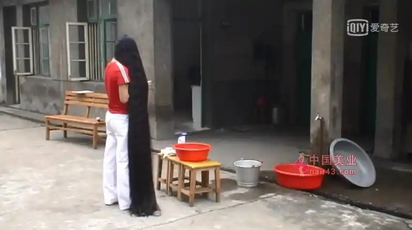 补充湖南株洲长发女冯烨2.5米长发图片138张(19)