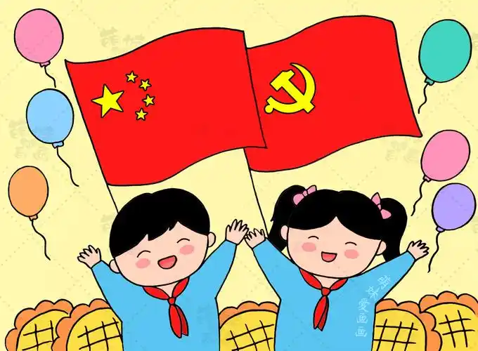 简笔画灯笼的画法图片(庆祝建党100周年绘画合集) - 赤虎壹号