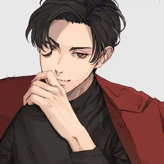 心存感激 所遇皆温柔 动漫男头‖画师:1o8k