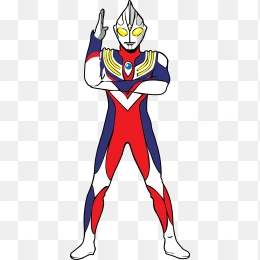 手绘迪迦奥特曼