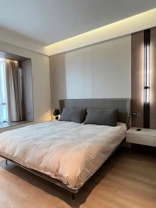 18平米的现代简约风主卧,这样装修太高级了吧