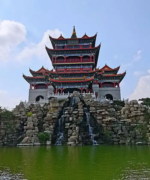 蓬莱阁三仙山八仙度景区风光