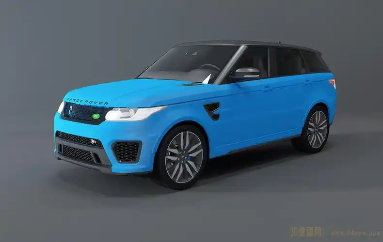 路虎揽胜suv汽车模型 豪华汽车 路虎揽胜汽车 landrover- 3d资源网