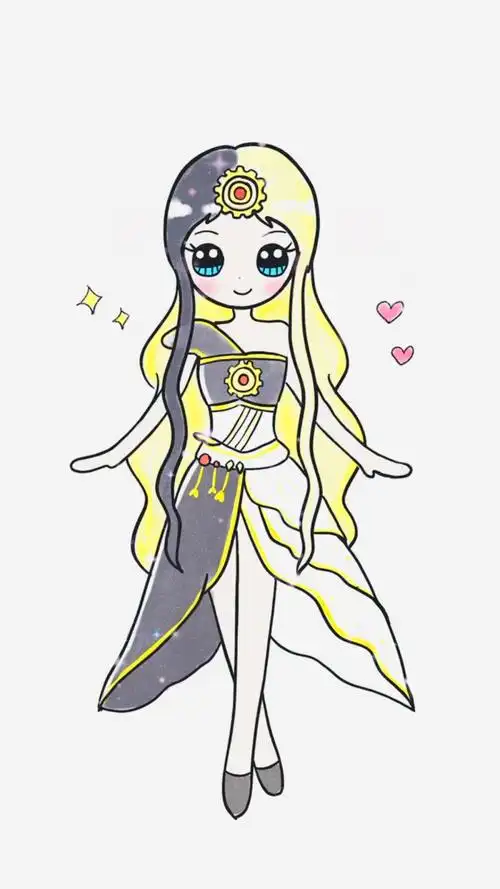 画叶罗丽仙子,叶罗丽娃娃 光与影 白光莹