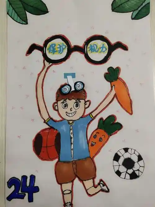 美丽"视"界.用心呵护—北城幼儿园"爱眼日"绘画主题活动