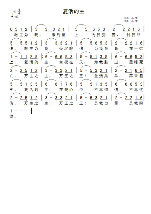 南窗听雨编辑相关歌谱:[简谱]耶稣是复活的主 官方简谱[简谱]复活