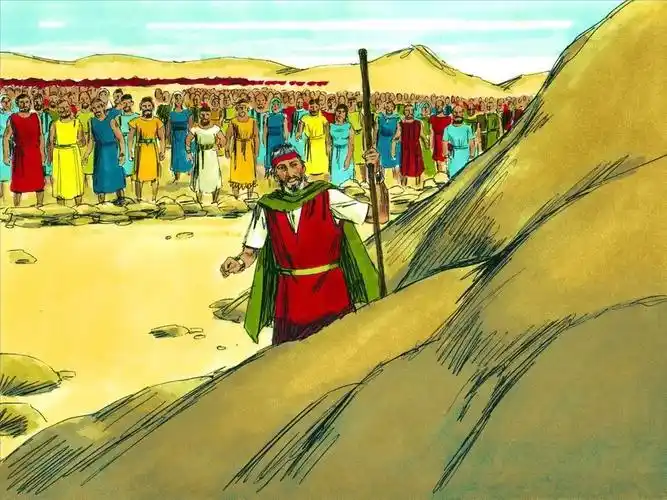 摩西带领他的族人走进荒漠多次化险为夷