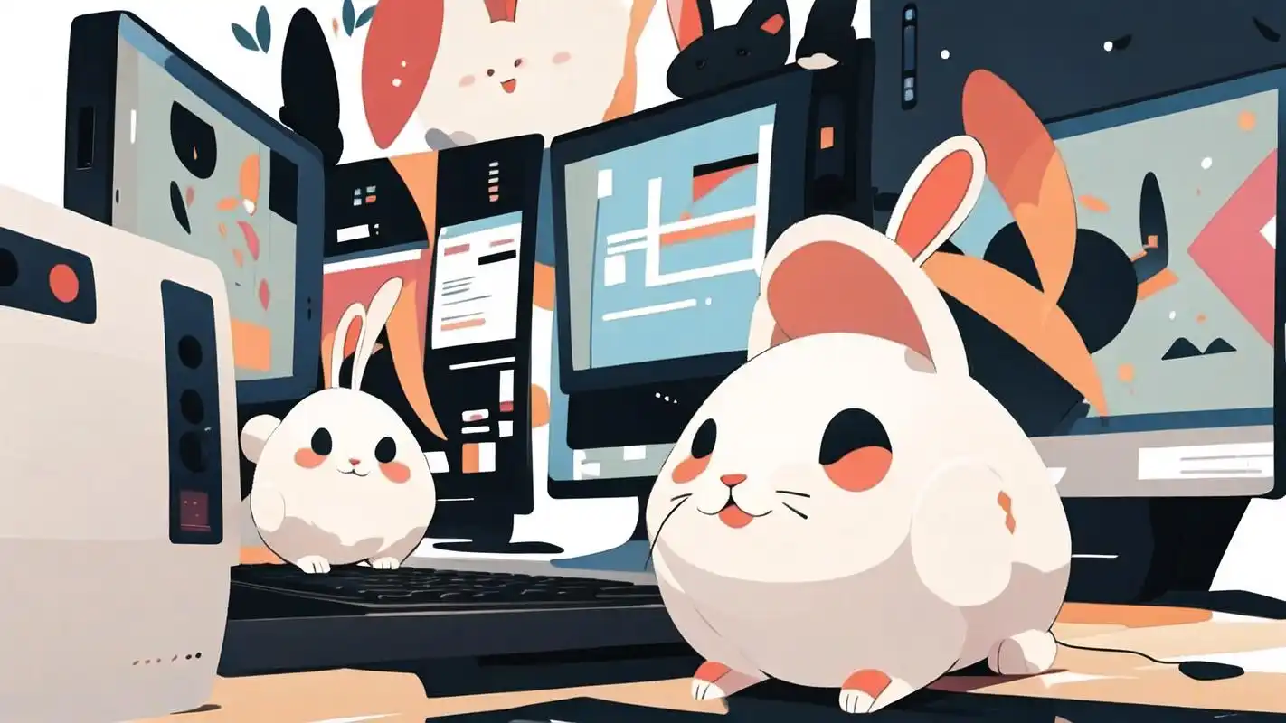 电脑可爱兔子全屏高清壁纸来啦9291 亲们,这次给大家带来的是电脑