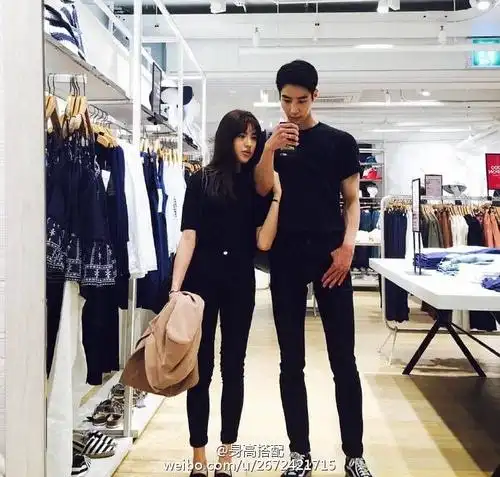 有爱身高差情侣虐狗日常身高185cm166cm搭配参考