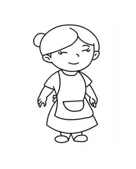 妈妈的简笔画简单漂亮妈妈的简笔画简单漂亮幼儿园