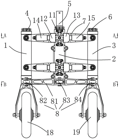 背景技术:现有市面上的倒三轮自行车,前转向时车手立管不可以倾斜,转