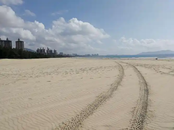 清水湾的白沙滩