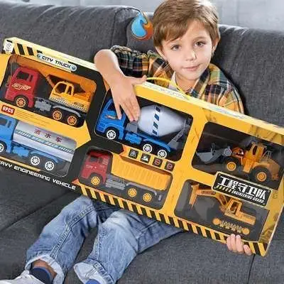 挖掘机儿童玩具玩具车男孩男孩儿儿童小朋友2020小型新款惯性
