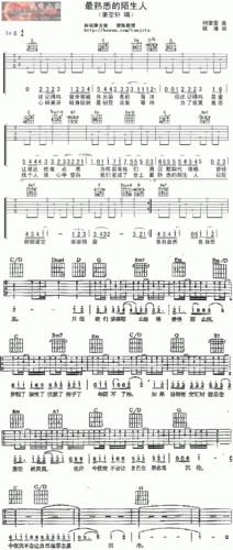萧亚轩 最熟悉的陌生人 吉他谱