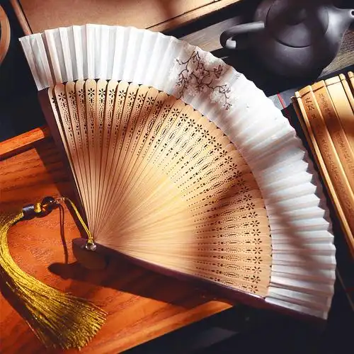 书画绢扇子
