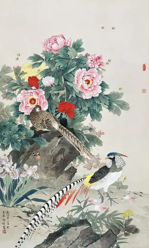 工笔牡丹 - 问鼎天下 - 问鼎天下的博客