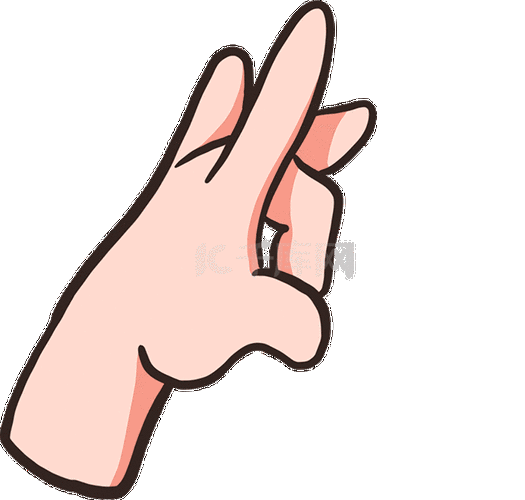 弹一闪手指手势弹指表情包gif动图