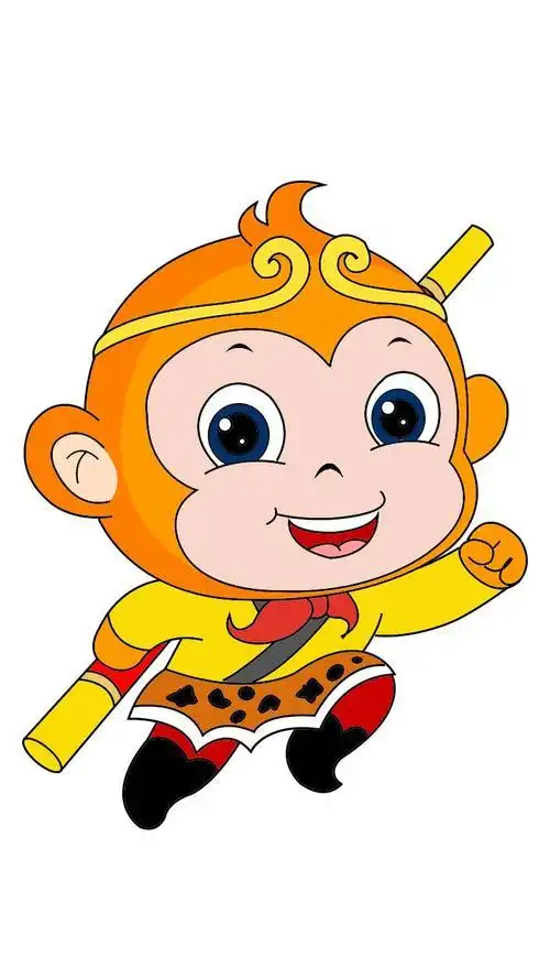 孙悟空简笔画的颜色