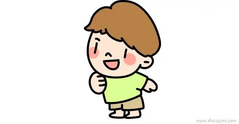 小孩儿童画怎么画 小孩简笔画简单