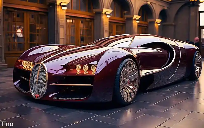 未来科幻 布加迪赛博朋克.顶级超跑 赛博朋克 改装.