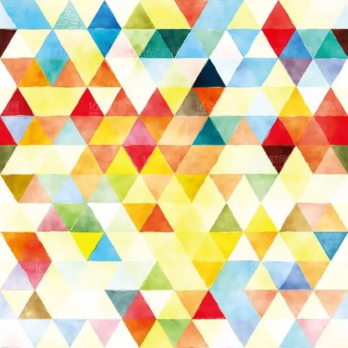 炫彩几何多边形背景矢量素材