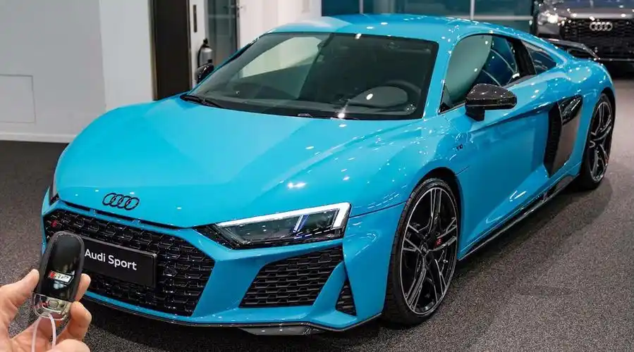 2021款奥迪r8启动那一刻才明白v10发动机声浪多好听