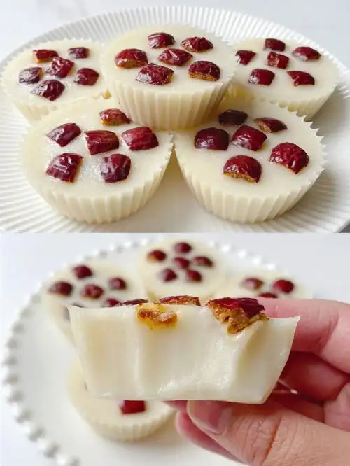 糯叽叽60爆好吃搅一搅就行奶香红枣糯米糕