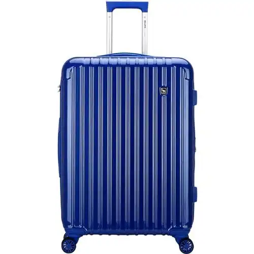 爱华仕(oiwas)abs pc 配色飞机轮拉杆箱 扩展层行李箱包24英寸硬箱 男