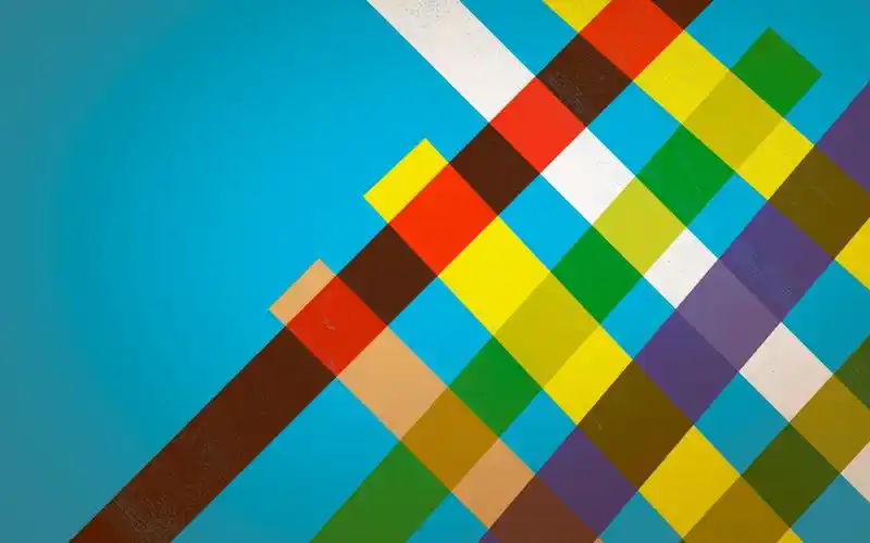 七彩条纹壁纸1280x720分辨率查看