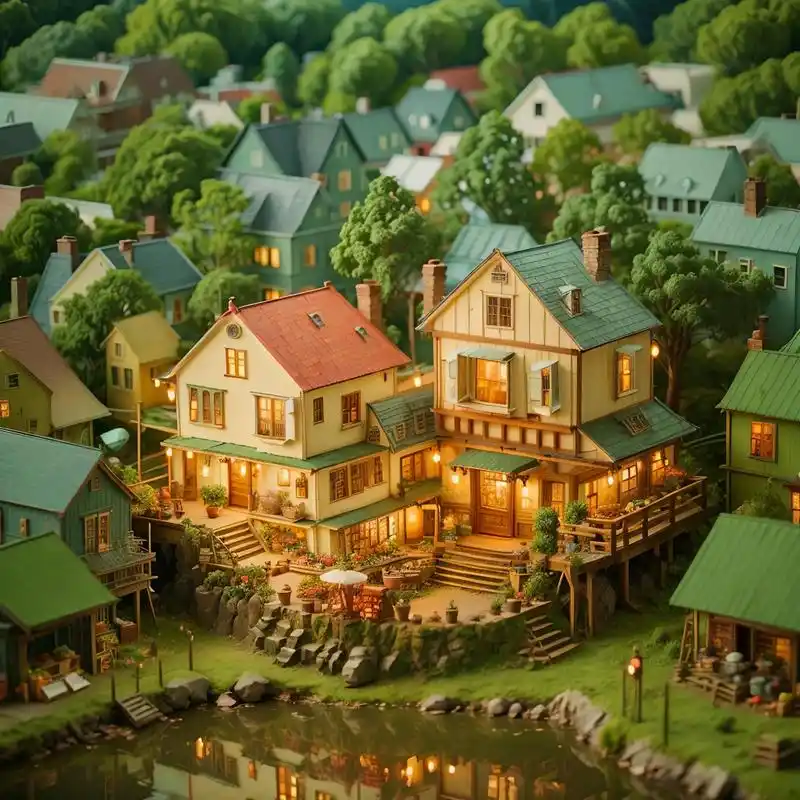 哩布哩布ai卡通小镇