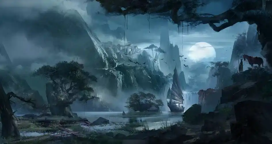 一组高质量的场景插画作品!来自多位插画师很有视觉冲击力的大作