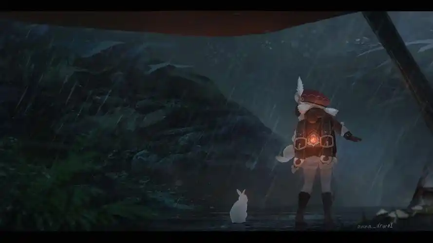 有没有动漫风格的雨景手机壁纸呢? - 知乎