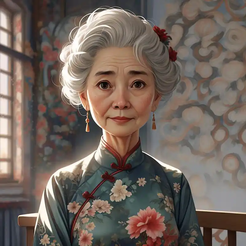 91老太太的搞怪头像大放送95