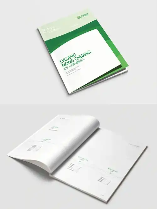 大小双封面设计让画册更具吸引力