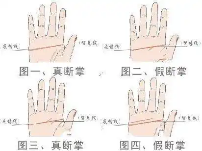 断掌是什么男人女人断掌图解男人左手断掌手相图解