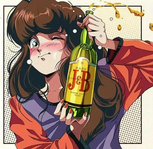 插画危险又迷人的美少女看完梦回90年代