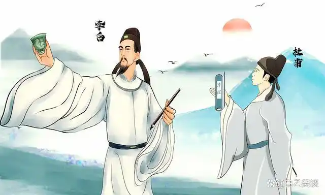 李白与杜甫见面闻一多比作日月相会可与孔子见老子比肩