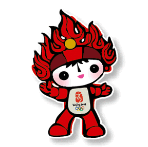 福娃欢欢奥运福娃欢欢简笔画图片