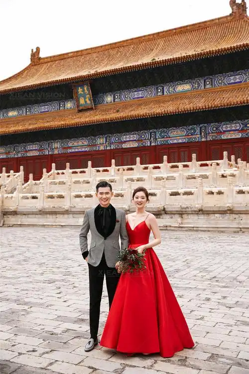 全国谢安视觉婚纱摄影工作室-谢安03·中国风·太庙③-中国婚博会