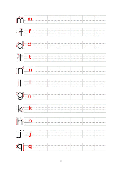 汉语拼音书写规范可下载打印pdf7页