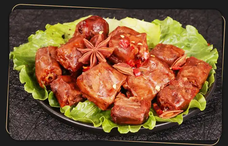 野娃甜辣卤鸭脖真空独立小包装卤味食品零食休闲小吃肉类熟食245g_7折