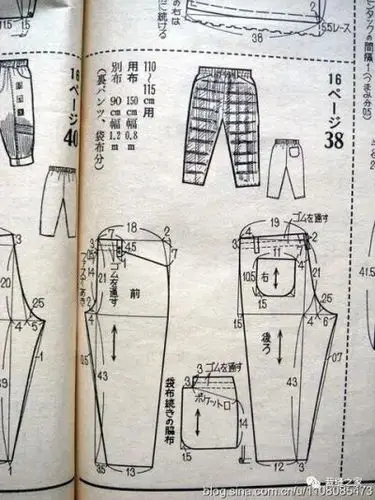 裤子的剪裁