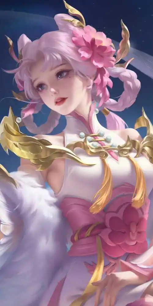 嫦娥新皮肤海报超清无水印