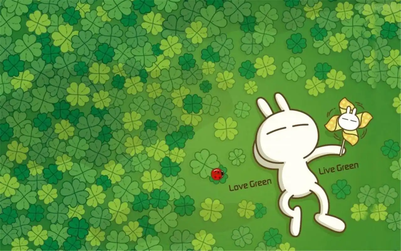 可爱兔斯基萌系卡通高清电脑桌面壁纸大全下载高清大图预览1920x1200_