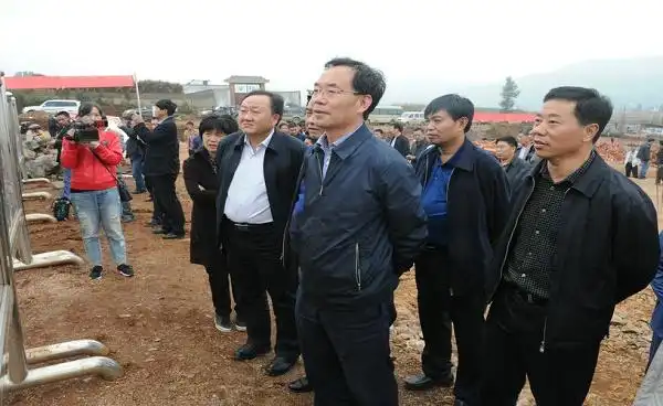 朱党柱率团莅临会泽县者海镇考察调研脱贫攻坚工作