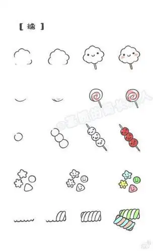 萌物简笔画萌物简笔画手绘可爱